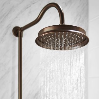 Душевая стойка Swedbe Terracotta Art 2512 с термостатическим смесителем бронза